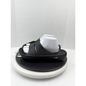 Oofos Ooahh Slide Mens Size 8 Womens 10 Black Sandals Recovery Slip On Slides